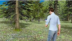 skinny brunette rips clothes in ripples gameplay