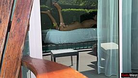 Spying on hotel fuck?