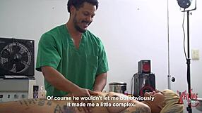 Kerly Hot, Venezuelan Blonde, Relieves Stress by Banging Huge Dark Masseuse