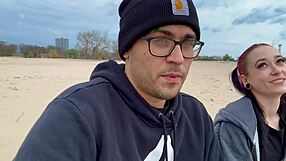 비치 데이트 후 크림파이 마무리