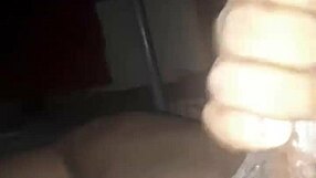 Gay Man Strokes Cock in Midnight Homemade Session