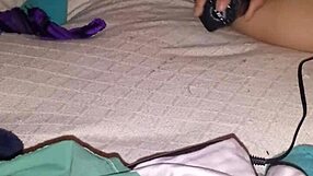 Asian Amateur Uses Hairy Rabbit Toy For Solo Masturbation