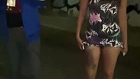 Teen strips naked outdoors in public street and friends' house