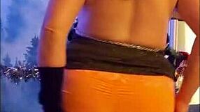 Hotwife steffi gold dances slutty pussy in homemade video