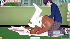 Bunny With Big Ass Fucked To Orgasm In Hentai Game