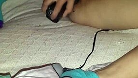 Asian Amateur Uses Hairy Rabbit Toy For Solo Masturbation