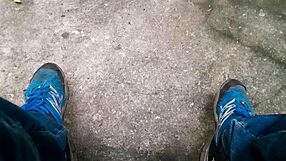 gay brasileiro masturbating in the woods