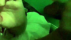 Woman Deepthroats Her Man's Big Cock