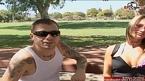 hey, watch this skinny blonde wife take a cumshot while cuckold stares