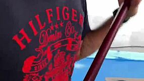 Teen strips naked outdoors in public street and friends' house