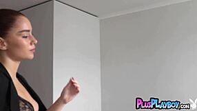 Watch Pauline Pastel undress in lingerie? She's exposing her hot body!