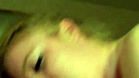 White girl eagerly sucking teen cock