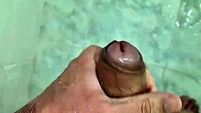 Feeling So Horny, Jerking Off In The Shower As A Sexy Brazilian Twink.