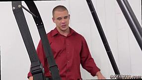 Naked emo gay twink shocks hairy men with teamwork