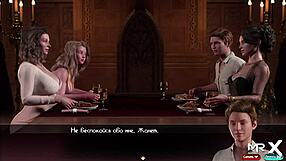 tongue runs fast on cock suggestively