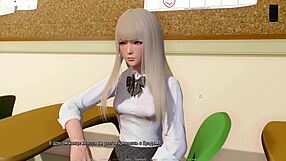 Asian student completes ripples gameplay part 1