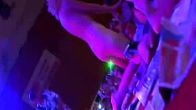 sexy lapdance on public stage