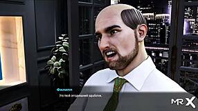 In fashion business, two girls perform double blowjob in episode 2 scene 44