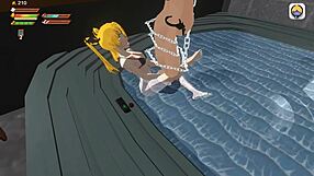 Femdom Vampire Piss In Whirlpool