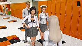 Asian student completes ripples gameplay part 1