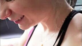 Fit Milf Fucked in Car After Gym