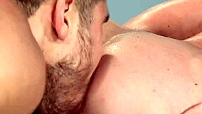Athletic gay bodybuilders fuck intensely with oral, rimjob, and cumshot