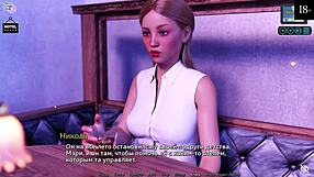 complete gameplay sunshine love part 5 with asian petite redhead in dress