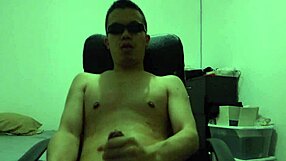 Why is that asian hispanic man jerking off?