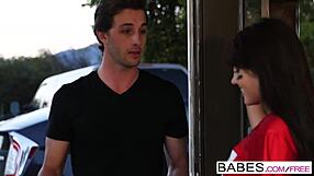 Blonde Teen Adria Rae Nerdy Glasses Ass With Lucas Frost Cock