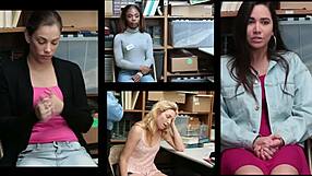 Caught stealing? Pay with a blowjob!