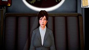 Discover the secrets of my new family in this 3D anime adventure with big asses