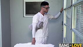 Nerdy Masseuse Pounds Rachael Cavalli Deep in Massage