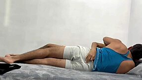 Mexican twink gets ass sucked by bodybuilder for the first time