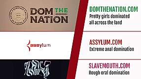 Busty Tied Up Slut Gags On Deepthroat Toy In Rough Bondage!