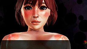 Older Step Sister Teases in Porn Game