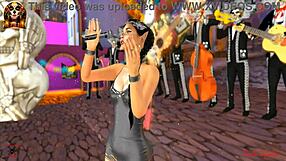 The skinny brunette teen cried while getting her tight pussy played with in panties