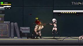 애니 헨타이 게임 큰 가슴 야생 액션