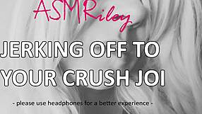 Jerk off to your crush in erotic asmr instructions