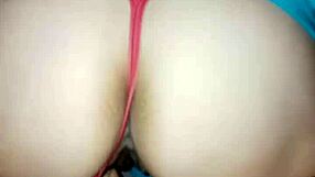 Una cogida completa con gran polla en el culo y coño amateur argentino