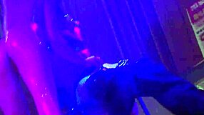 sexy lapdance on public stage