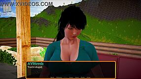 my new family plays a fun game together