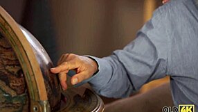 touch my old pussy, mature woman tells young 18+ guy