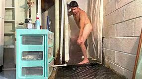 Gay Enema And Shower Masturbation