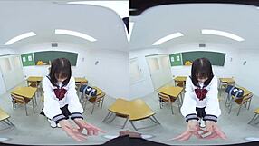 Classroom confession turns wild: Senpai, I love you, I'll do ANYTHING! Ordered naughty acts like a king!