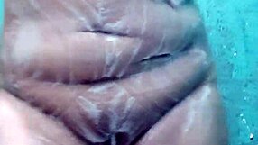 my busty stepmother gropes herself in the bath