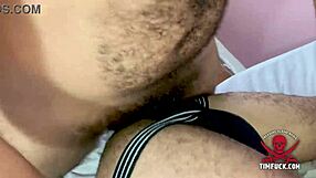 Hairy Brazilian Guys Engage In Intense Bareback Fucking