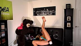 Beautiful Teal Conrad In Lingerie With Bunny Ears Shows Pussy Lips And Big Ass In Softcore Anime Style