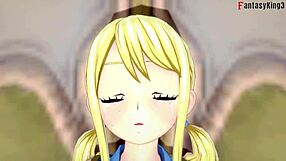 Lucy Heartfilia Goes Down Hard on Cock in Fairy Tail Fantasy Full Version