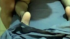 latina with big tits and ass enjoys sucking friend's cock in threesome