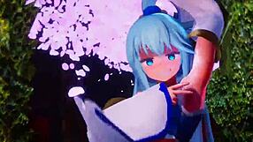 Konosuba's Sex Party With Mitsuboshi In Horny Animation.